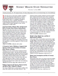 2000 NHS newsletter